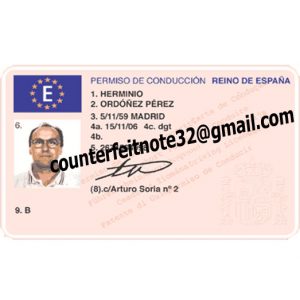 Fake Novelty Spanish Drivers License